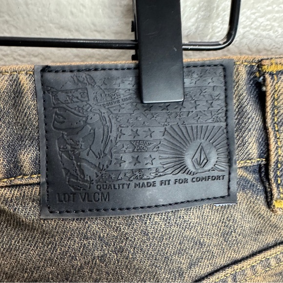 Volcom Solver Modern Straight Denim Pants Size 36 - Picture 8 of 12